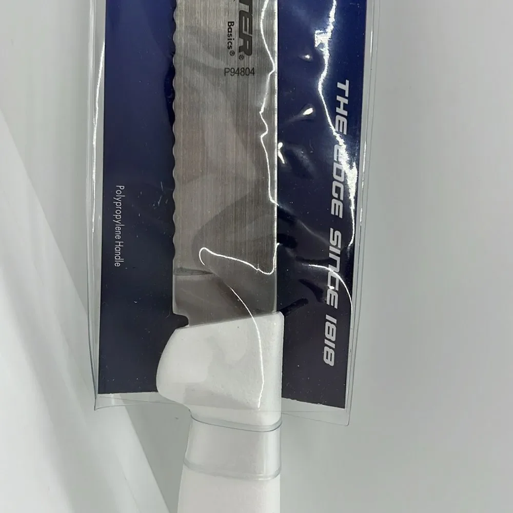 Dexter Basics P94804 10” Scalloped Slicer Kitchen Knife. Carbon Steel. NEW!!!!!!